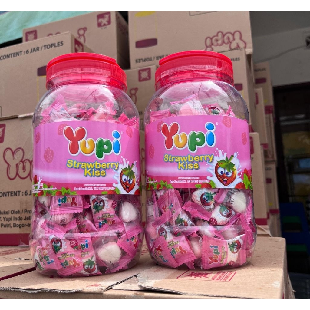 

PERMEN YUPI STRAWBERRY KISS 300GR