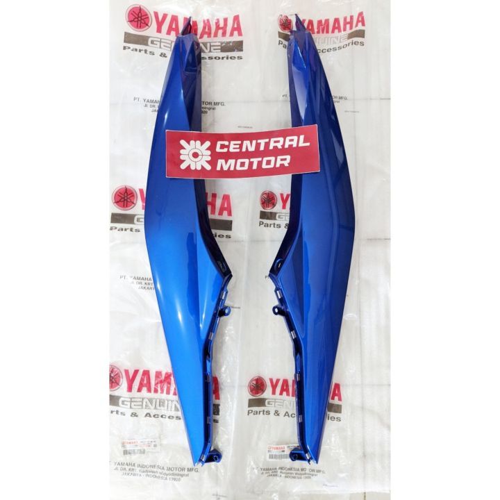 Cover Body Belakang Kanan Kiri Mxking Mx King Biru Metalic / Body Belakang Mx King