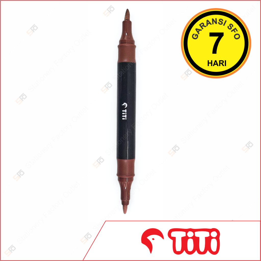 

Spidol Akrilik Titi Satuan 38 - Brown - Acrylic Marker Multifungsi - SFO Semarang Official