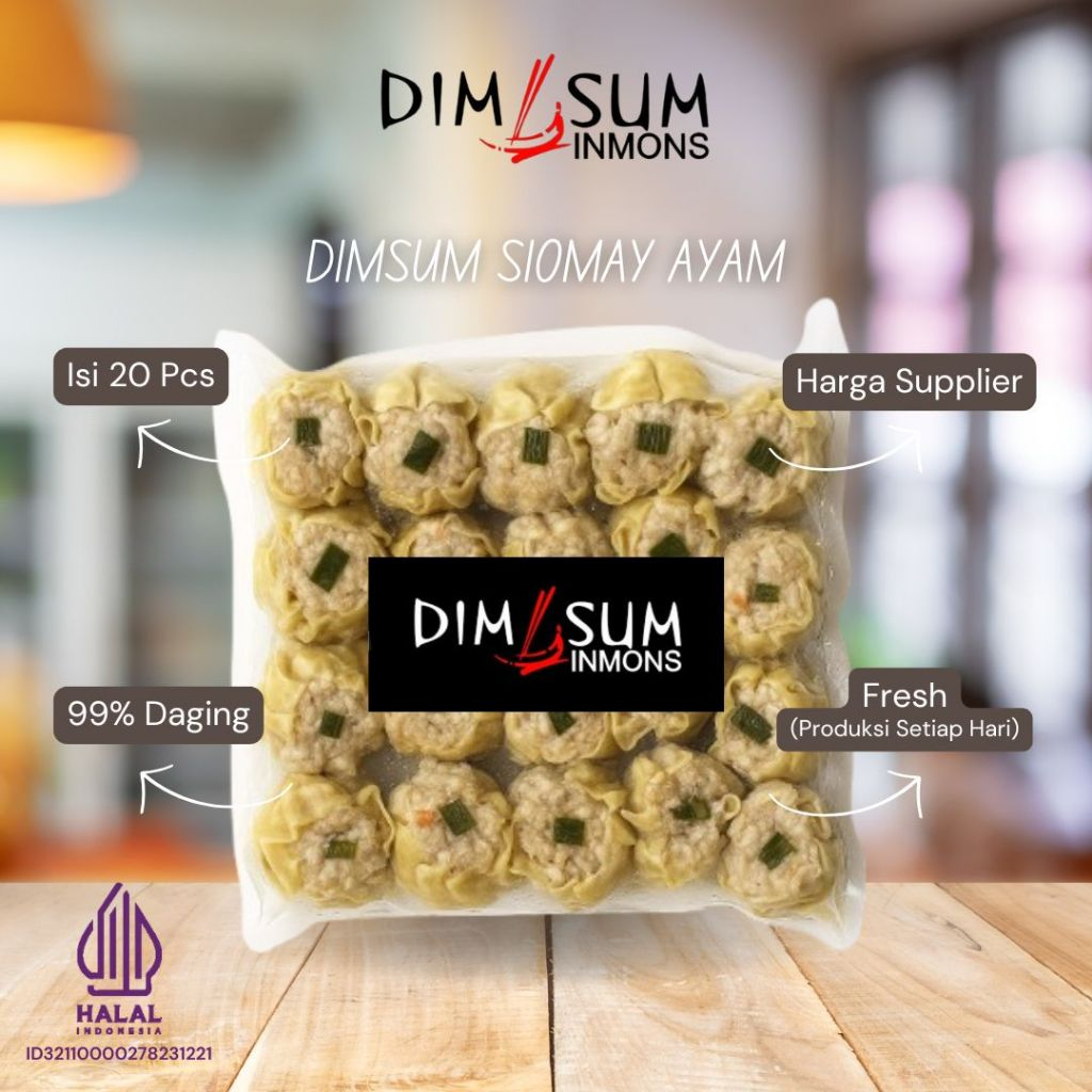 

Inmons Dimsum Udang Halal isi 20pcs - Frozen Food Premium Langsung dari Supplier