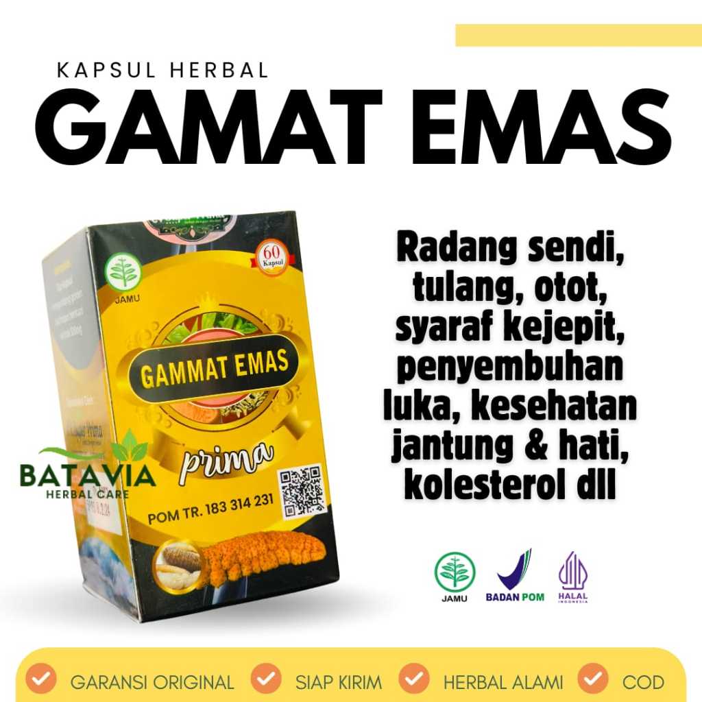 Kapsul Gamat Emas Prima Gamat Gold Teripang Emas