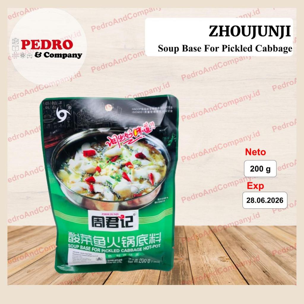 

ZhouJunJi Soup Base Pickled Cabbage Hotpot 200 gram bumbu sup acar sawi