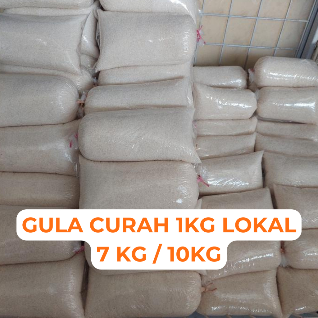 

GULA CURAH PUTIH BERSIH 1KG 7KG/10KG MURAH