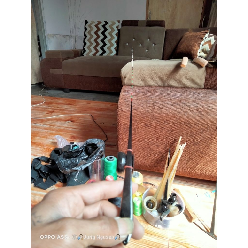 1 set joran microfishing super lentur 70cm dan golongan mini tanduk kebo