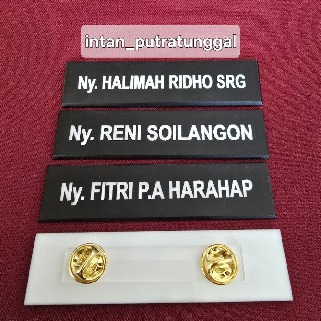 

Papan Nama Persit Terbaru model Laser