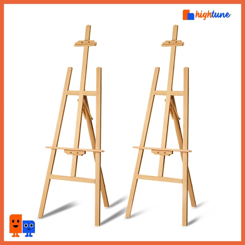 

Hightune Easel Kayu Holder Foto Stand Tripod Kayu Frame Kanvas Lukisan Tripod Frame Kayu