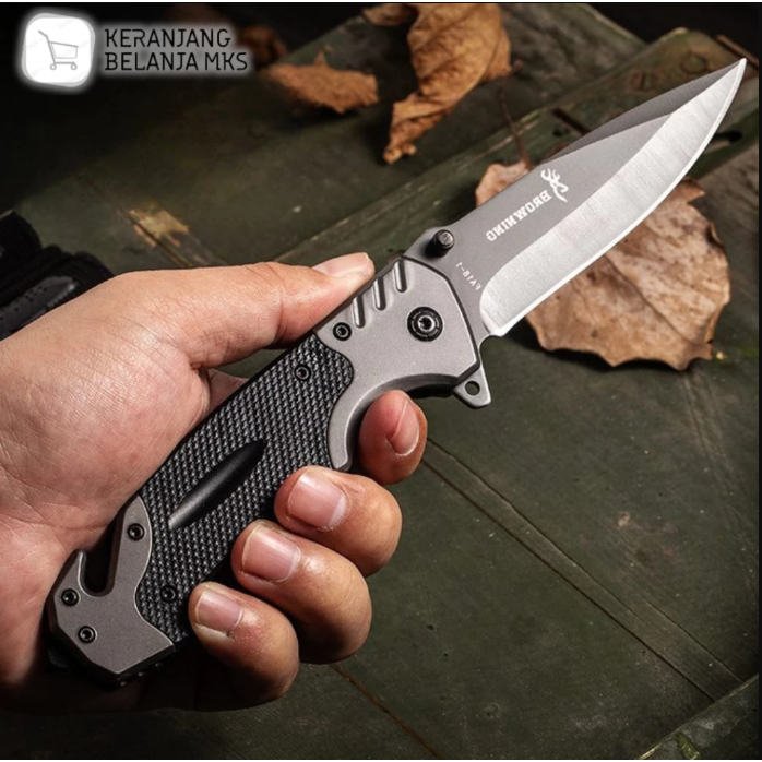Pisau Lipat Tactical Survival Kit - Portable Knife Outdoor Bushcraft Emergency