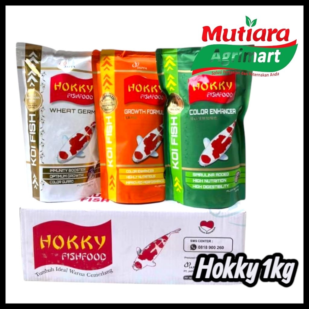 HOKKY KOI FISH FOOD 1KG // PAKAN IKAN KOI