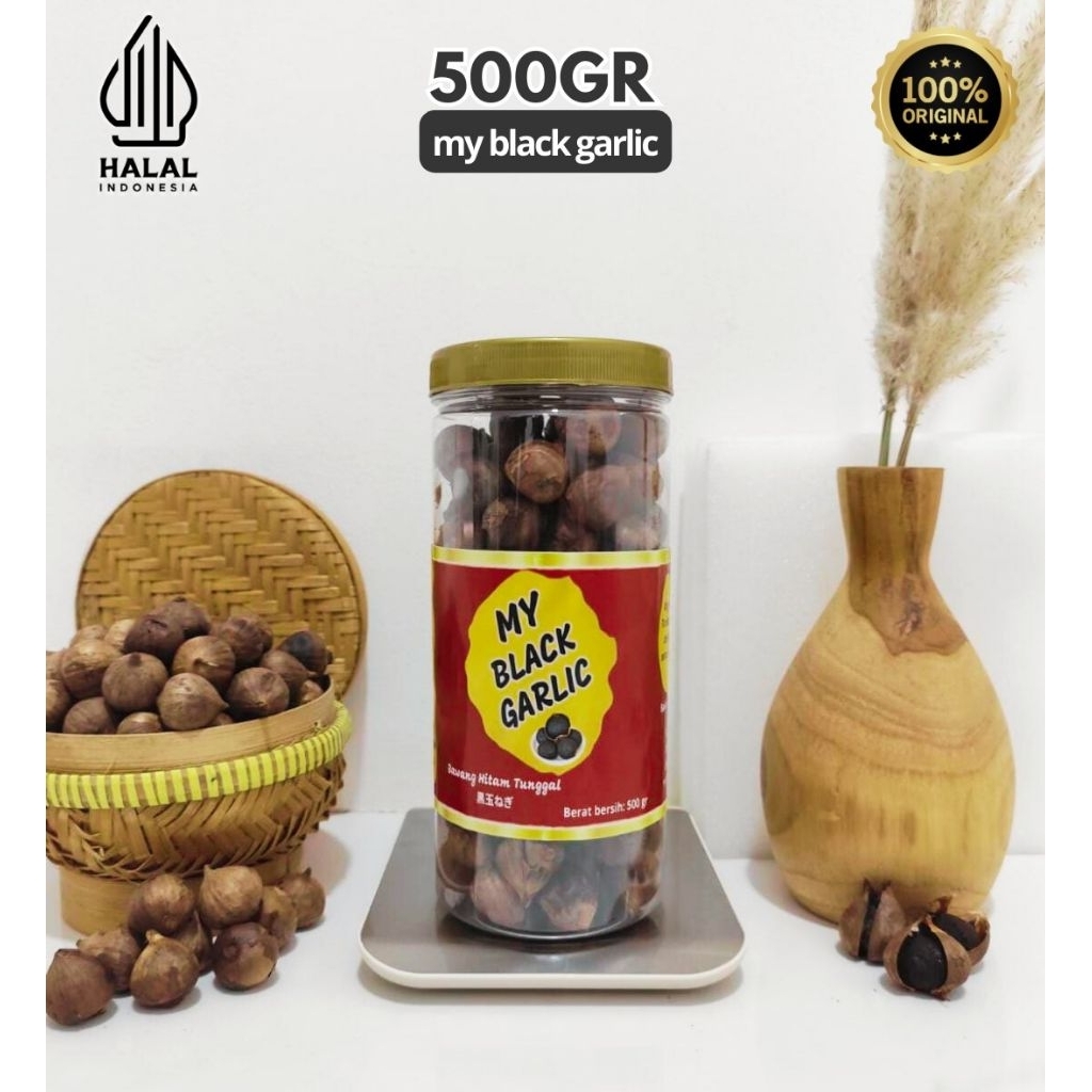 

My Black Garlic (Bawang Hitam Solo) 500gram kualitas terbaik