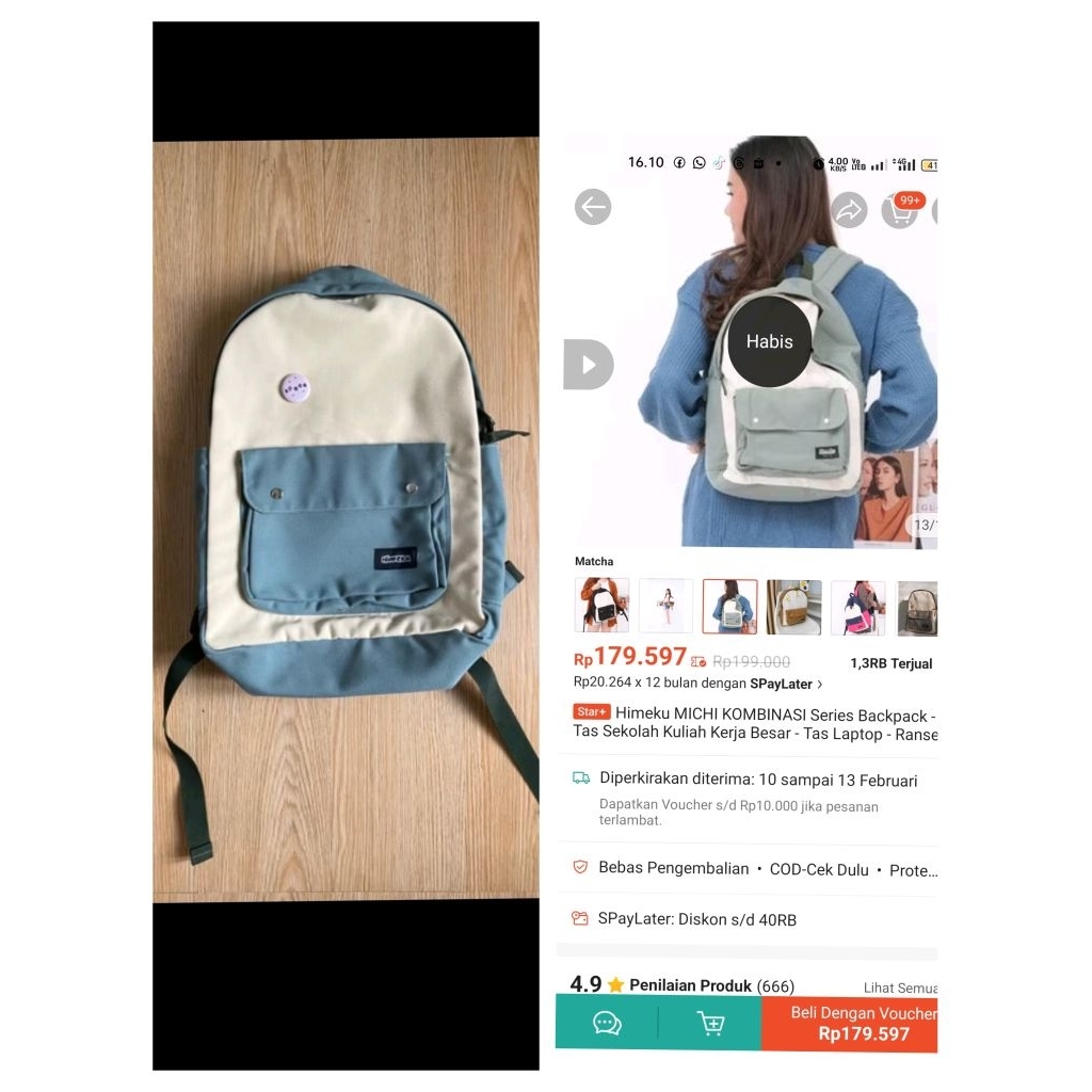 tas ransel HIMEKU