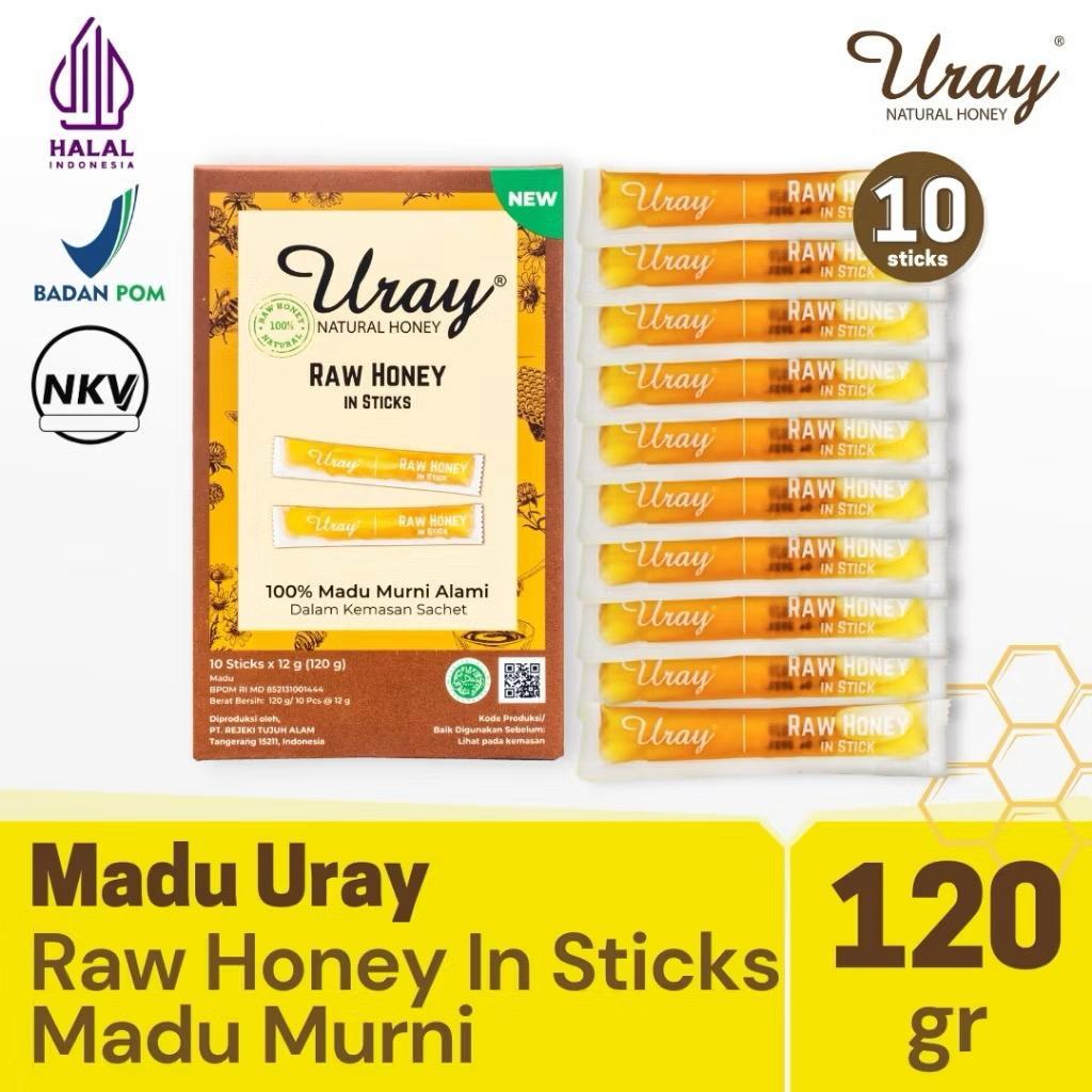 

Madu Uray Raw Honey In Sticks 120 gr - Madu Murni - Madu Hutan