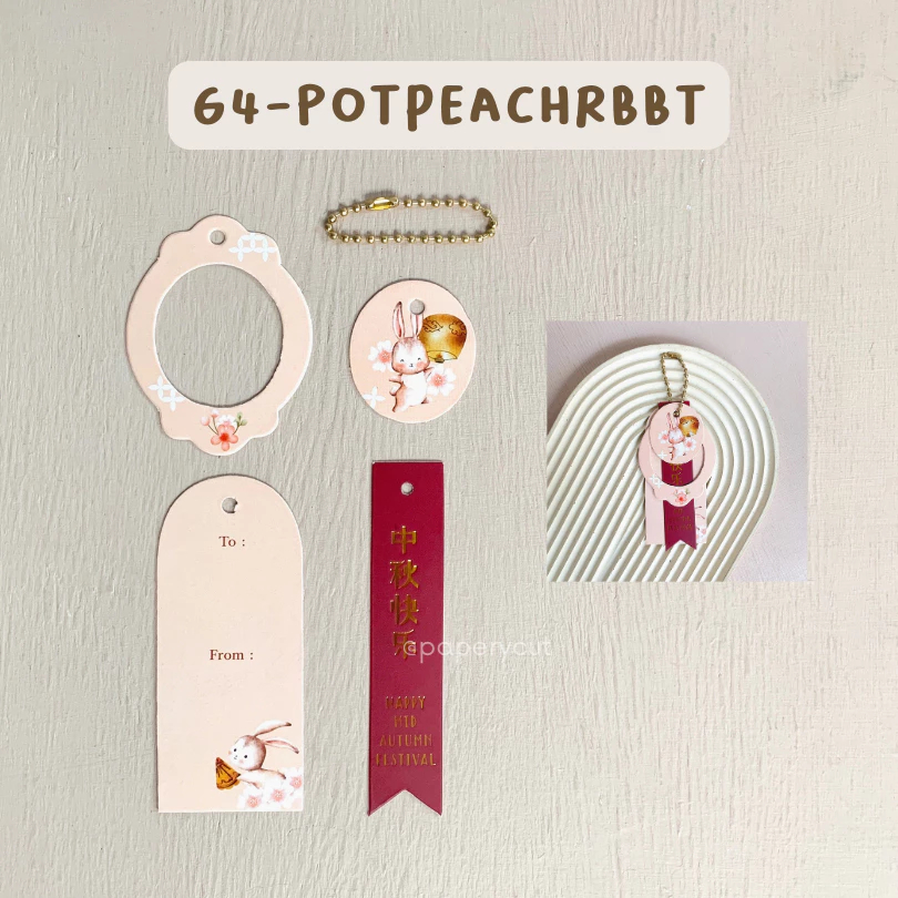 

Bundle Hang Tag 4IN1 5IN1 Festival Mid Autumn Mooncake Motif 64 - Potpeachrbbt Hangtag Kado Souvenir