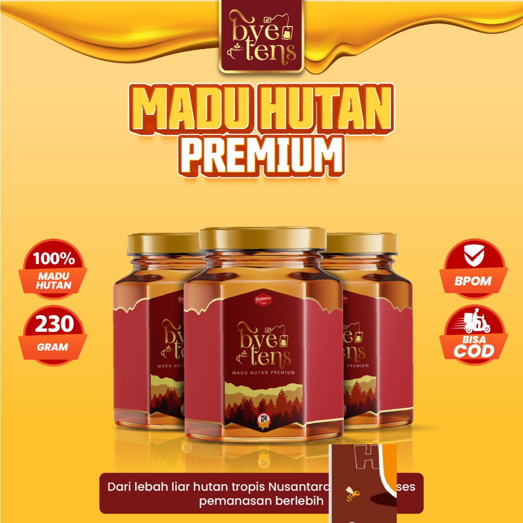 

Bye Tens - Madu Hutan Premium untuk Kesehatan Jantung & Imunitas Tubuh