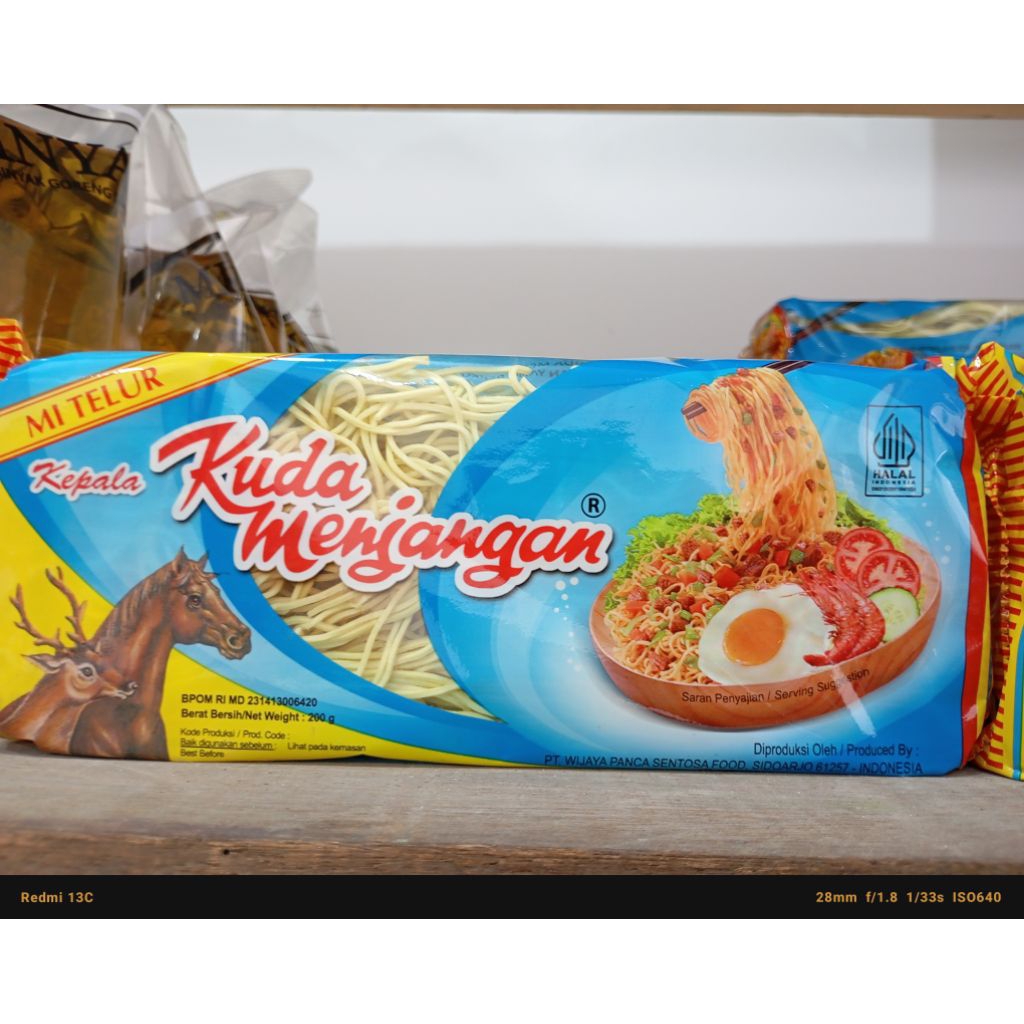 

Mie Telur cap KUDA MENJANGAN 200g