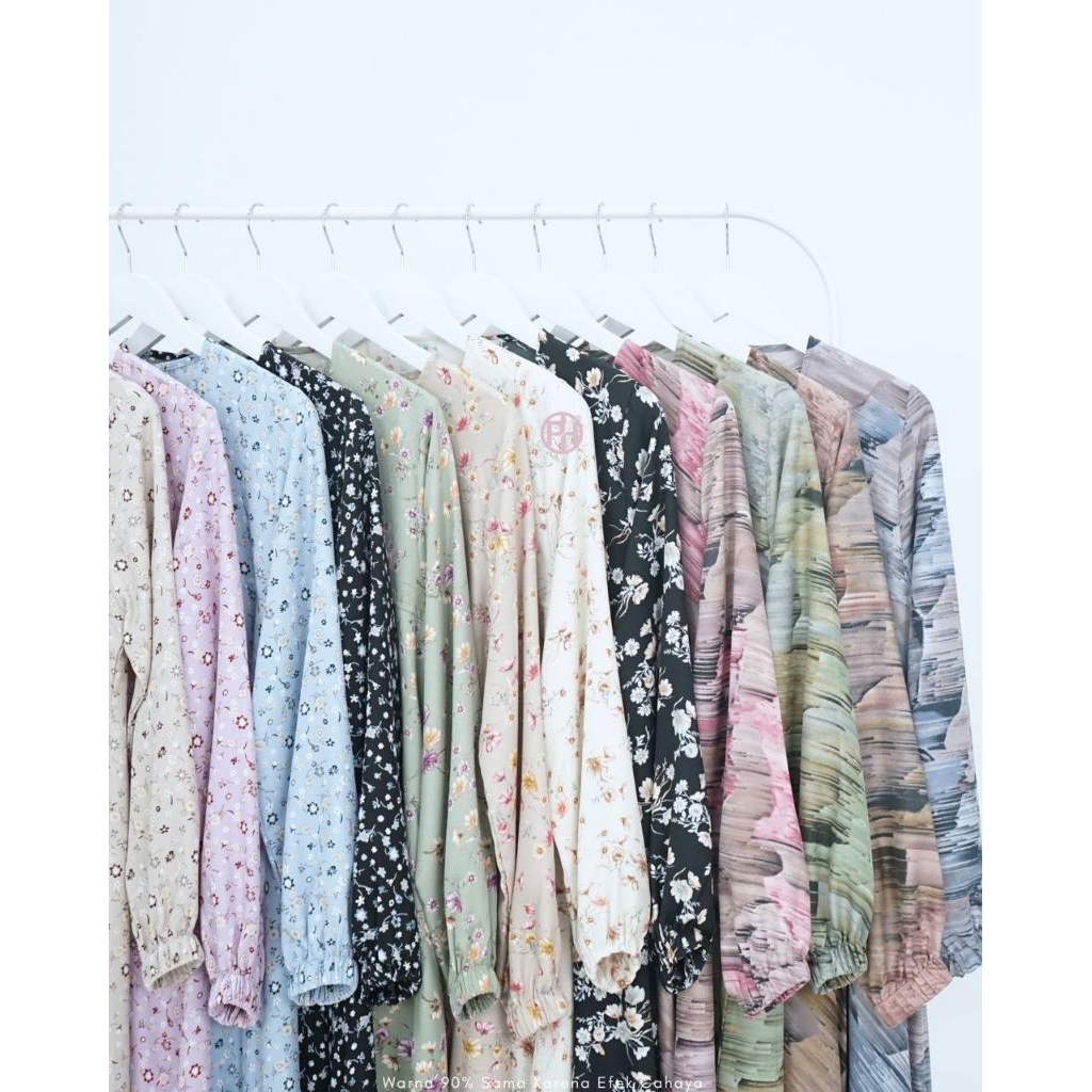 [NEW] LALUNA DRESS PELANGI HIJAB