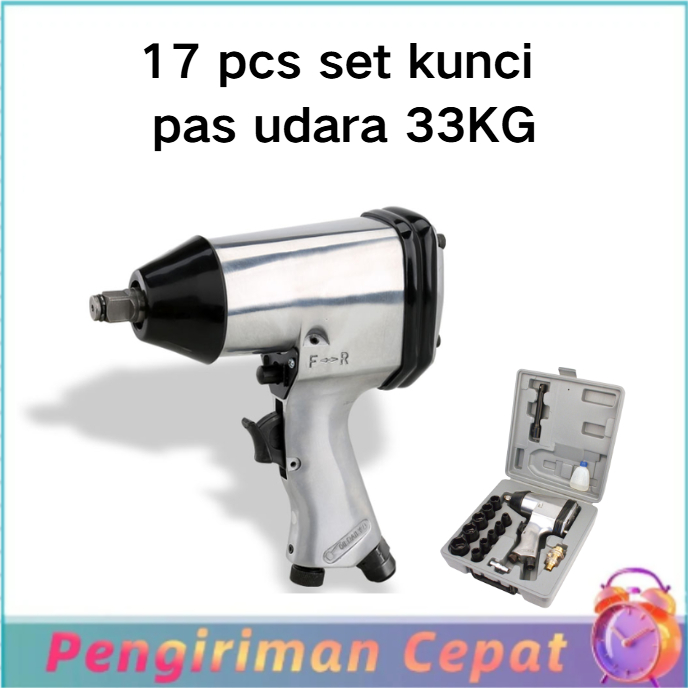 Air Impact 1/2" Mollar Mesin Buka Baut Kompresor Impact Wrench Set 1/2 Inch Mollar