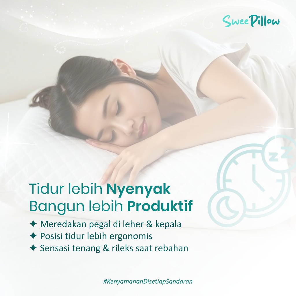 New Deals Sweepillow Suite Bolster Guling Hotel Memory Foam Premium 80 X 20 Cm Single Sp-G001