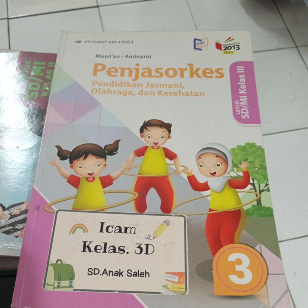 penjasorkes SD kelas 3 Kurikulum 2013 Buku second