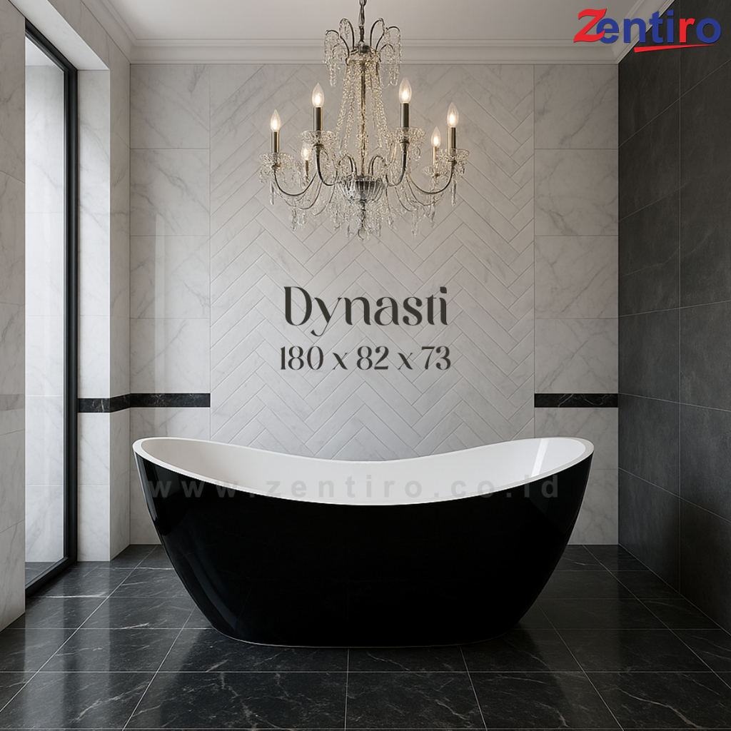 ZENTIRO Bathtub Free Standing Dynasti | Bathtub Standing Marble 180