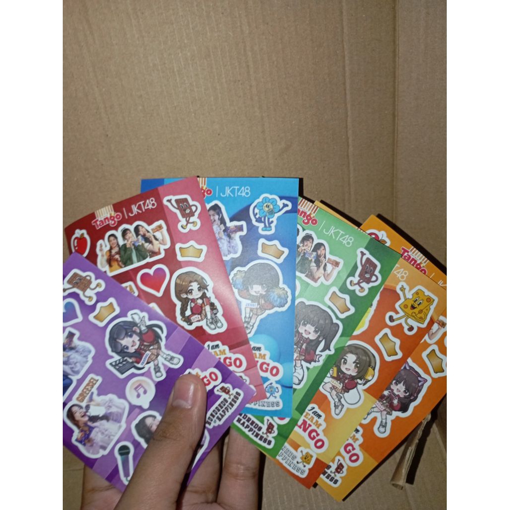 

take all stiker waffle tango x jkt48 chibi