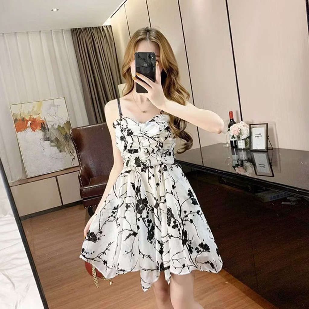 Dress sexy dress beach party dress wanita terbaru