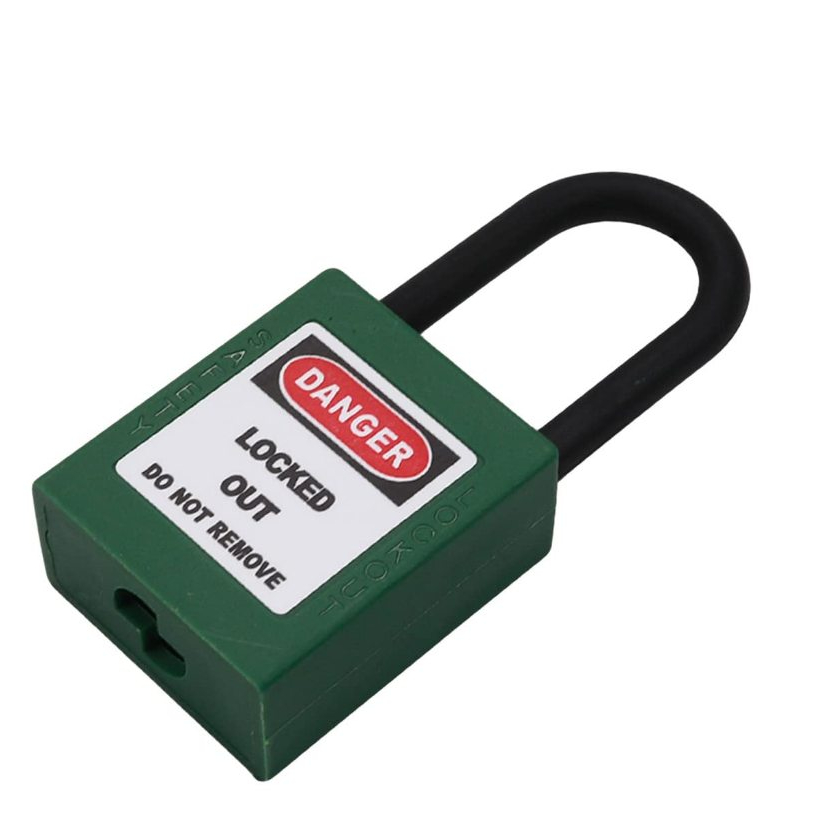 Gembok Padlock Loto Safety Electric Padlock Loto Padlock Electrical - Warna Hijau