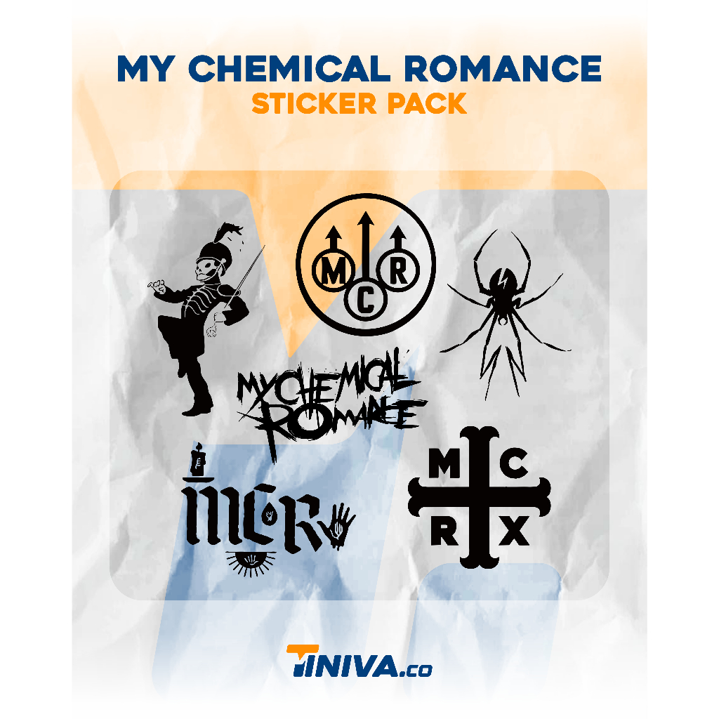 

Sticker Pack My Chemical Romance | Sticker Vinyl | Untuk HP, Laptop, Helm, Motor, Mobil, Tumblr