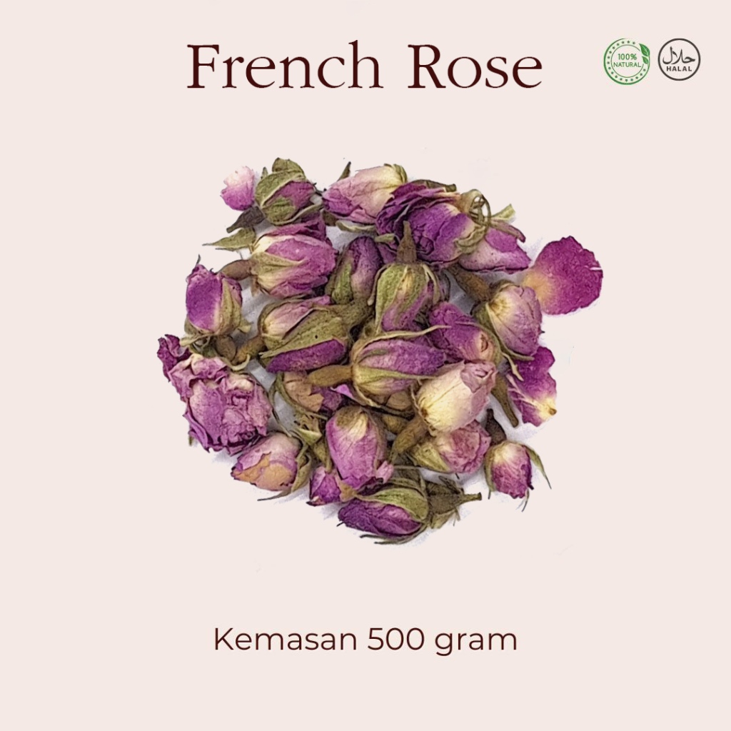 

1kg French Rose 500gram bunga mawar kering