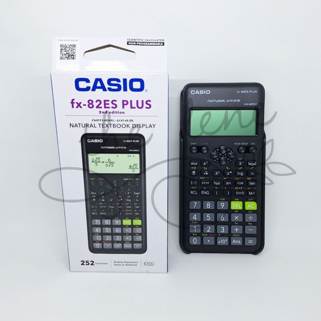 

KALKULATOR ILMIAH CASIO FX-82ES PLUS 2ND EDITION (Scientific Calculator) / Kalkulator Kuliah Sekolah