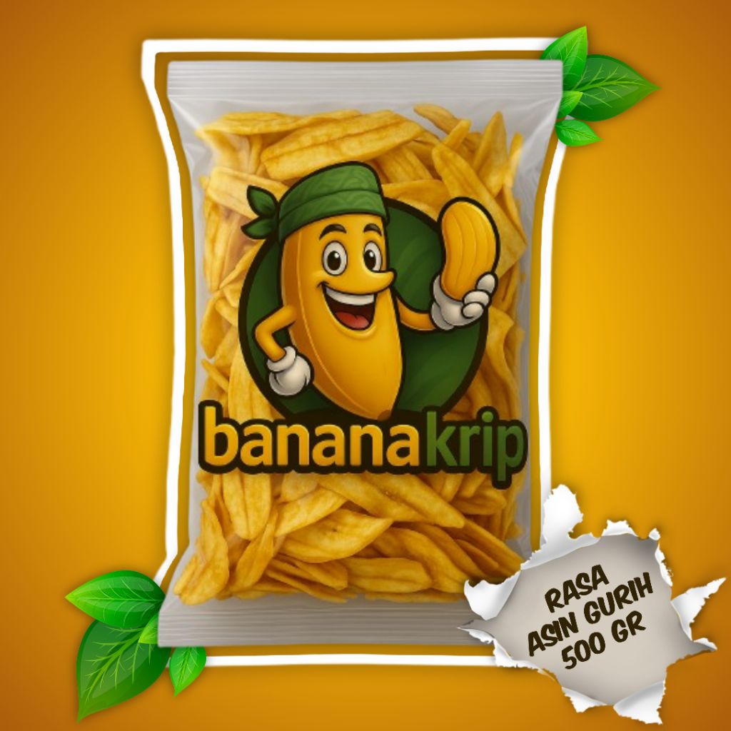 

Keripik Pisang Original - Rasa Asin Gurih | Keripik Pisang Kapas - Pisang Nangka
