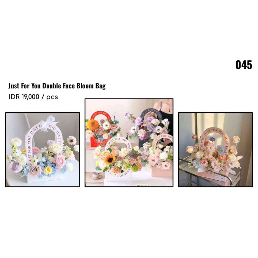 

MY Supplies - Just For You Double Face Bloom Bag Wadah Tempat Buket Bunga