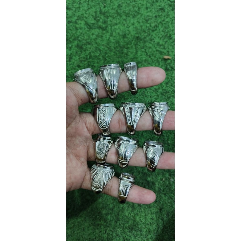 Ring Cincin Emban Alpaka Super Model Minimalis Grosiran/kodian