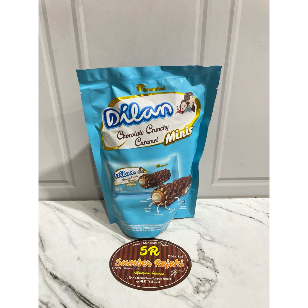 

DILAN CHOCOLATE CRUNCHY CARAMEL MINIS ISI 10pcs