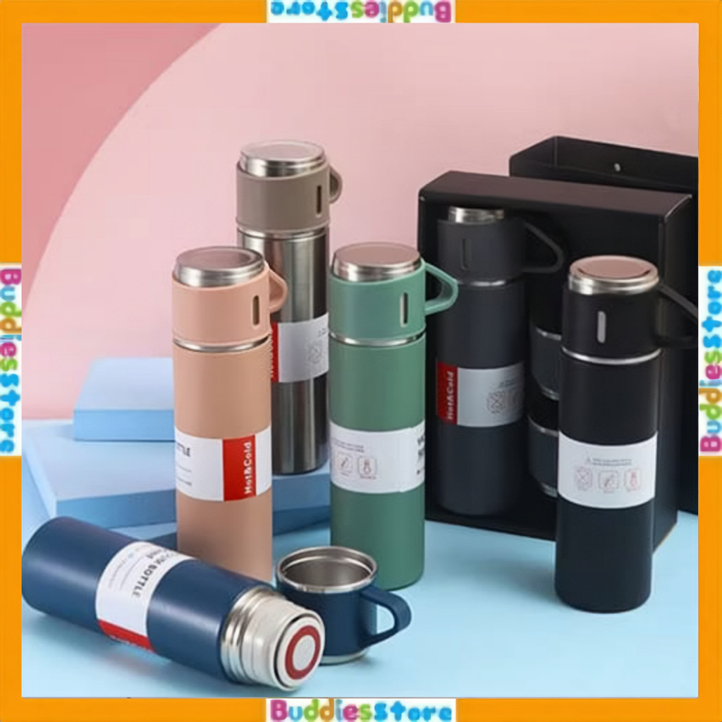 Termos Cangkir Set Sultan 3in1 Premium - Termos Set free Box