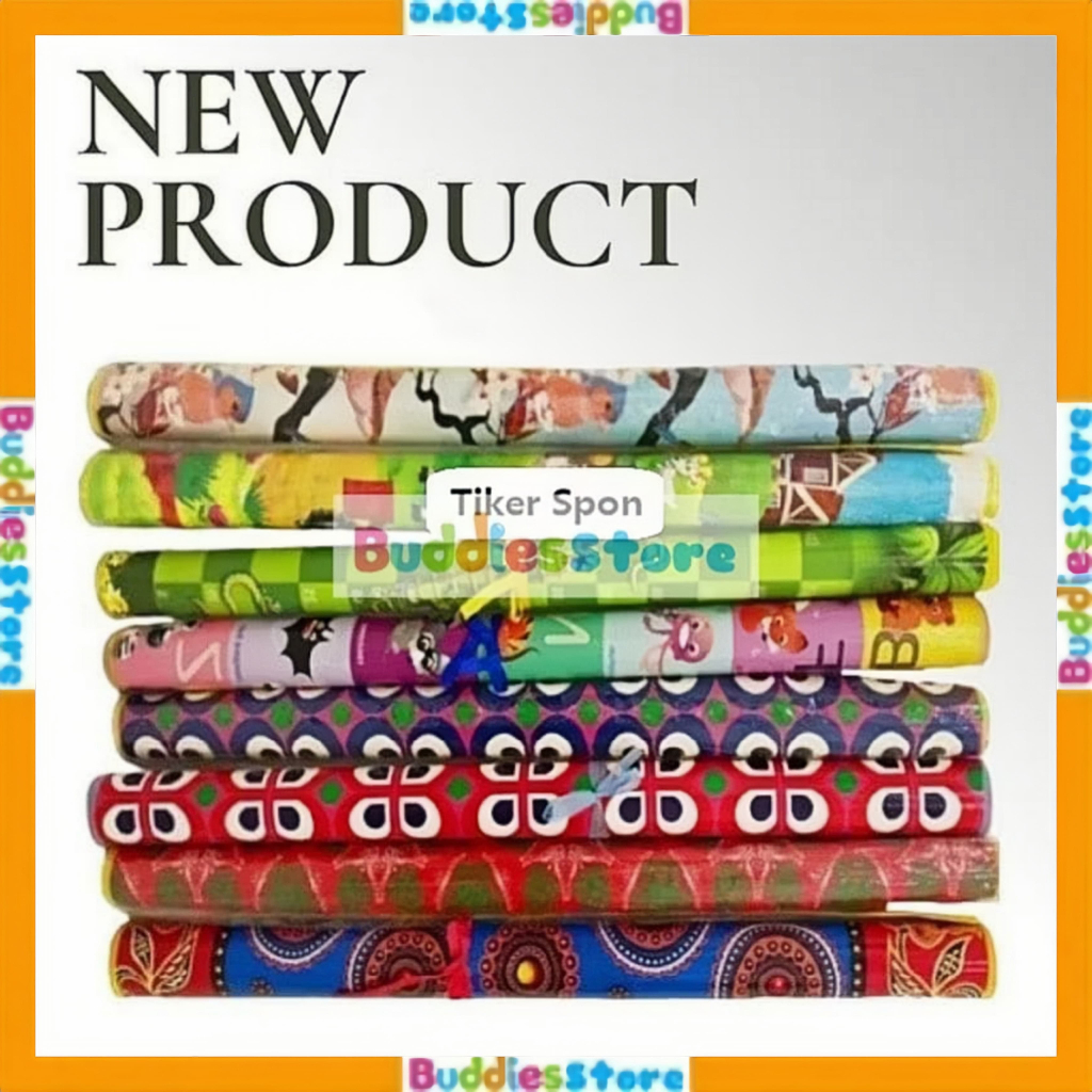 KARPET SPONS GULUNG / KARPET PIKNIK KARAKTER - TIKAR SANTAI TIKAR KELUARGA