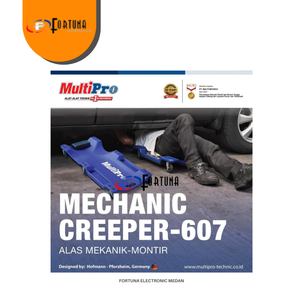 MULTI PRO Mechanic Creeper - ALAS KERJA KOLONG MEKANIK MONTIR MECHANIC CREEPER MOBIL 607 MULTIPRO