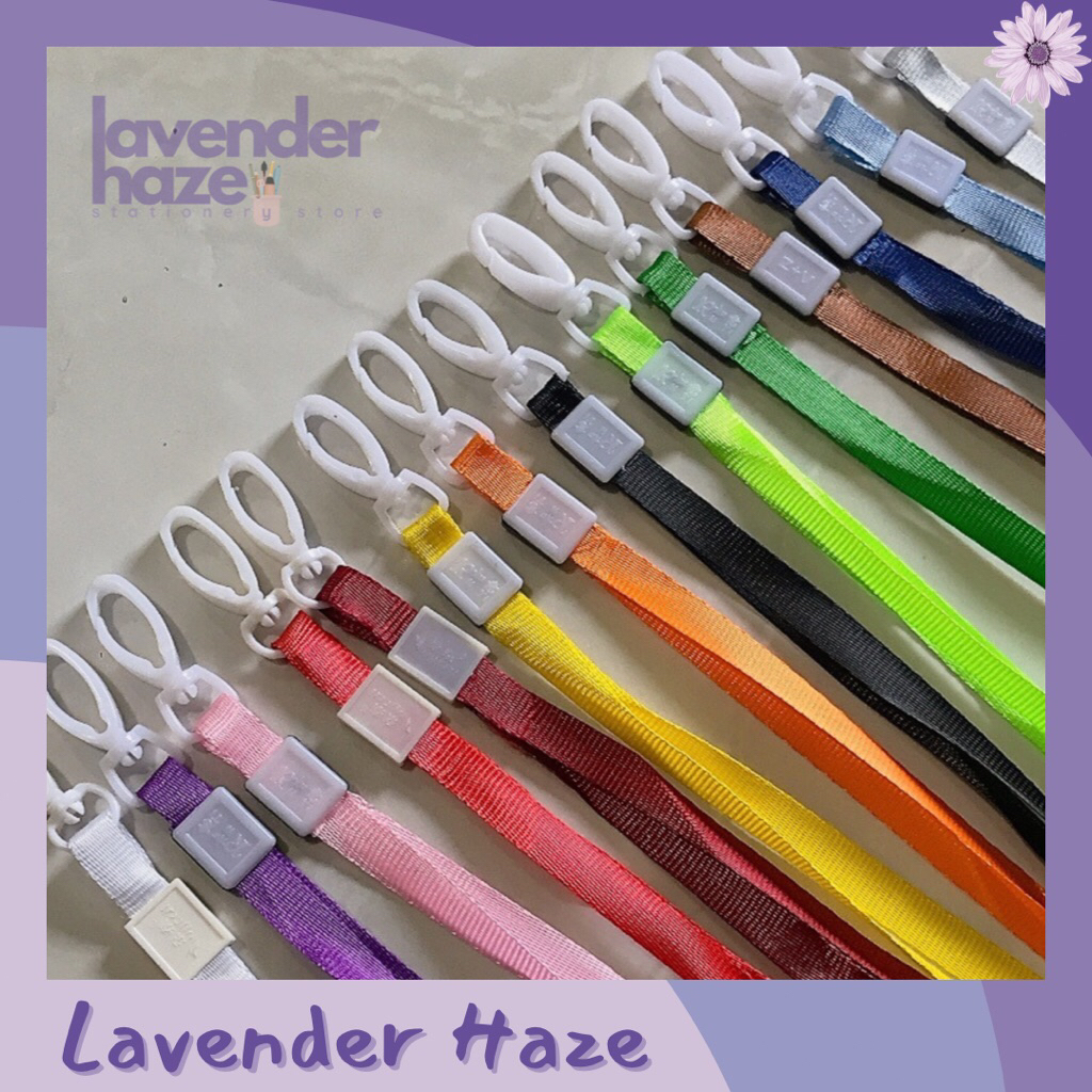 

LH♡ Tali Lanyard Id Card Serat Polyester (lebar 1 cm) / Tali Id Card