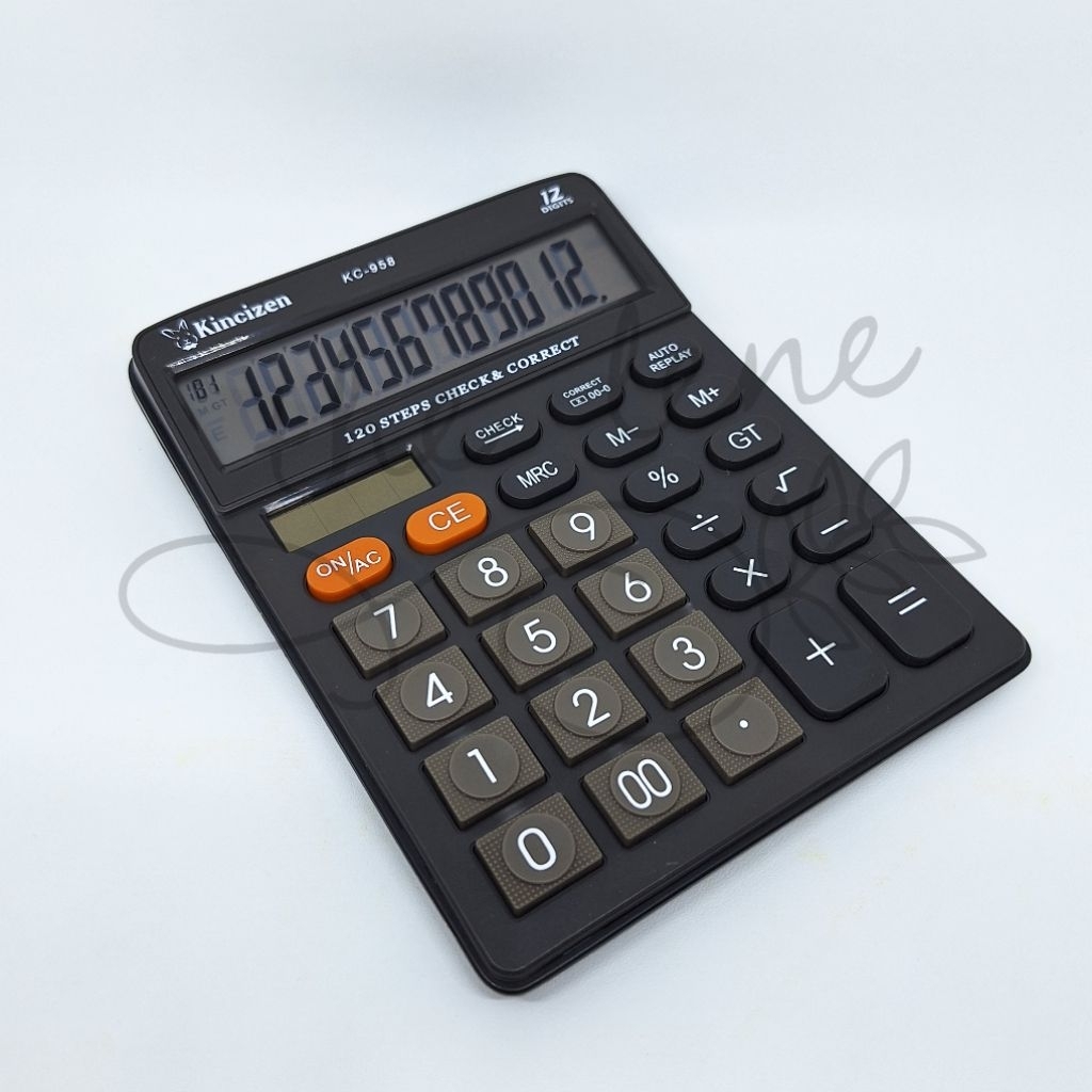 

KALKULATOR TOKO KINCIZEN KC-958 / KALKULATOR DAGANG MURAH 12 DIGIT / CHECK & CORRECT CALCULATOR