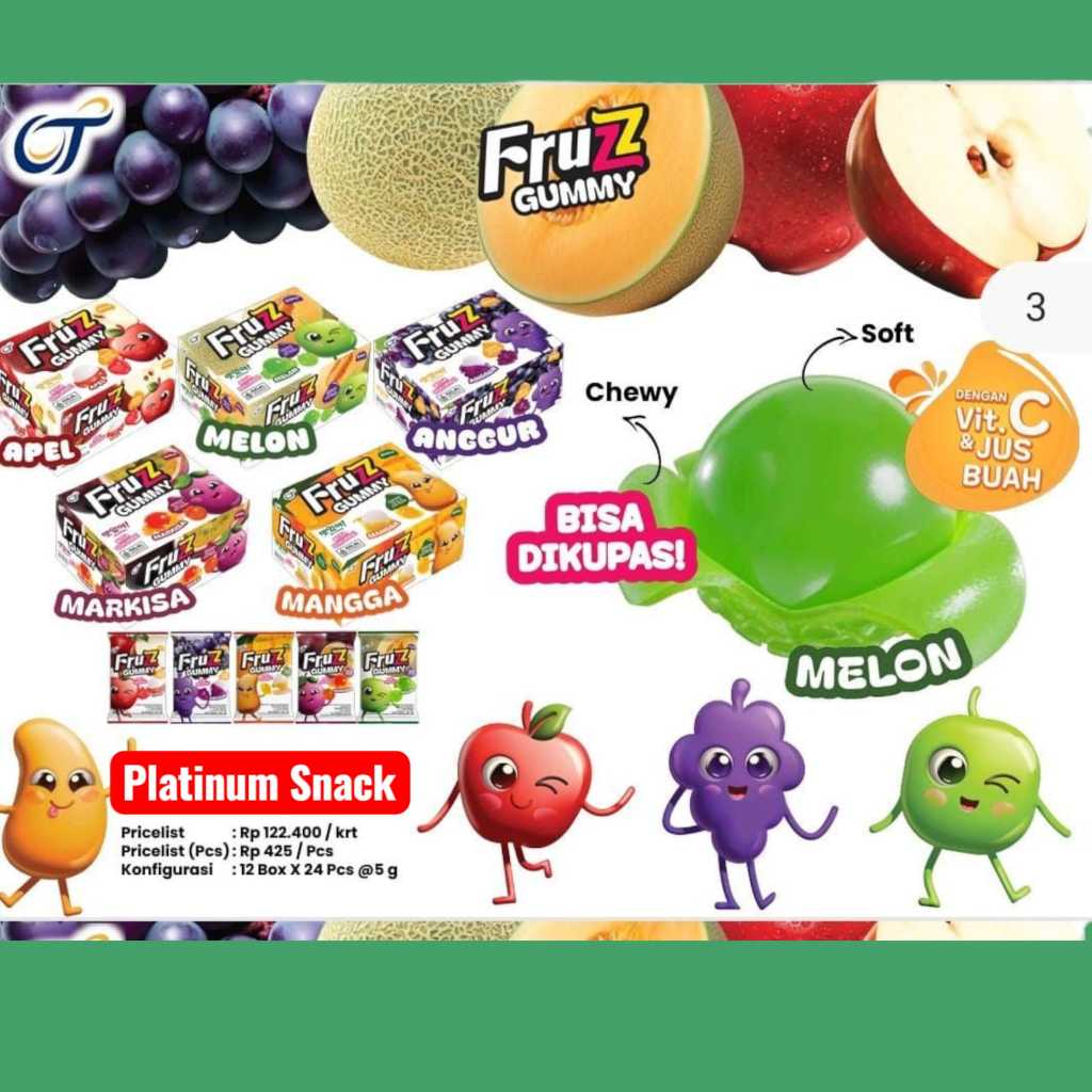 

Gummy Fruzz | Isi 24 Pcs | OT