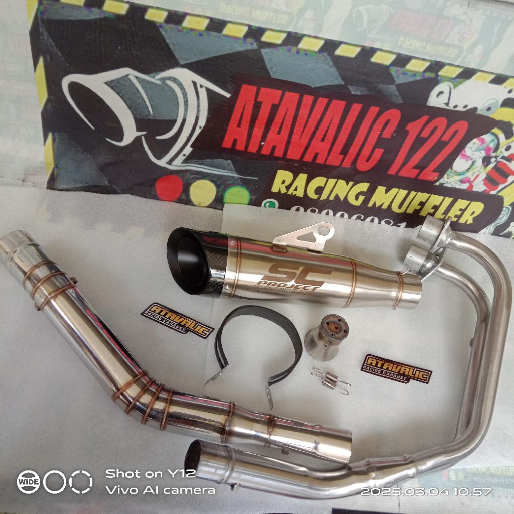 Knalpot Racing Sc Project S1 full system ninja 250fi old ninja 250fi new ninja 250 karbu z250 CBR 25
