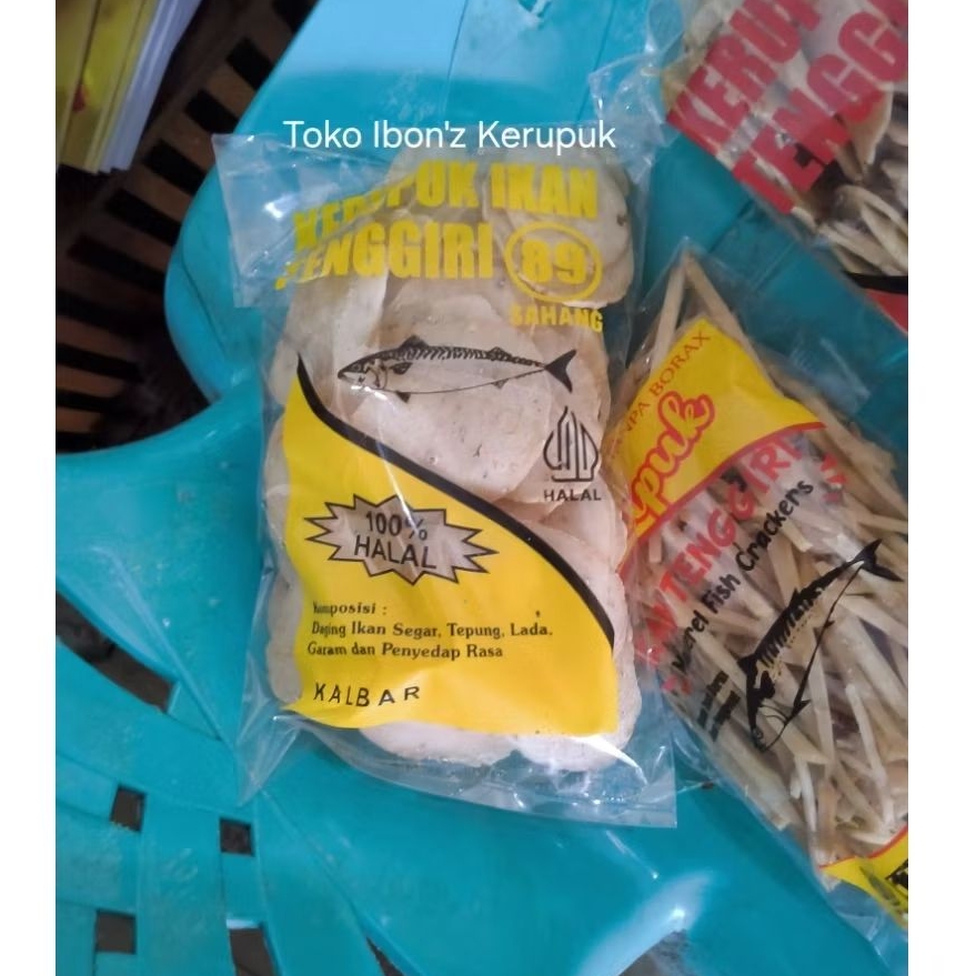 

Kerupuk ikan tenggiri 89 sahang khas Pontianak 400 gram Cemilan Keripik - Kerupuk Ikan Pontianak - Keping