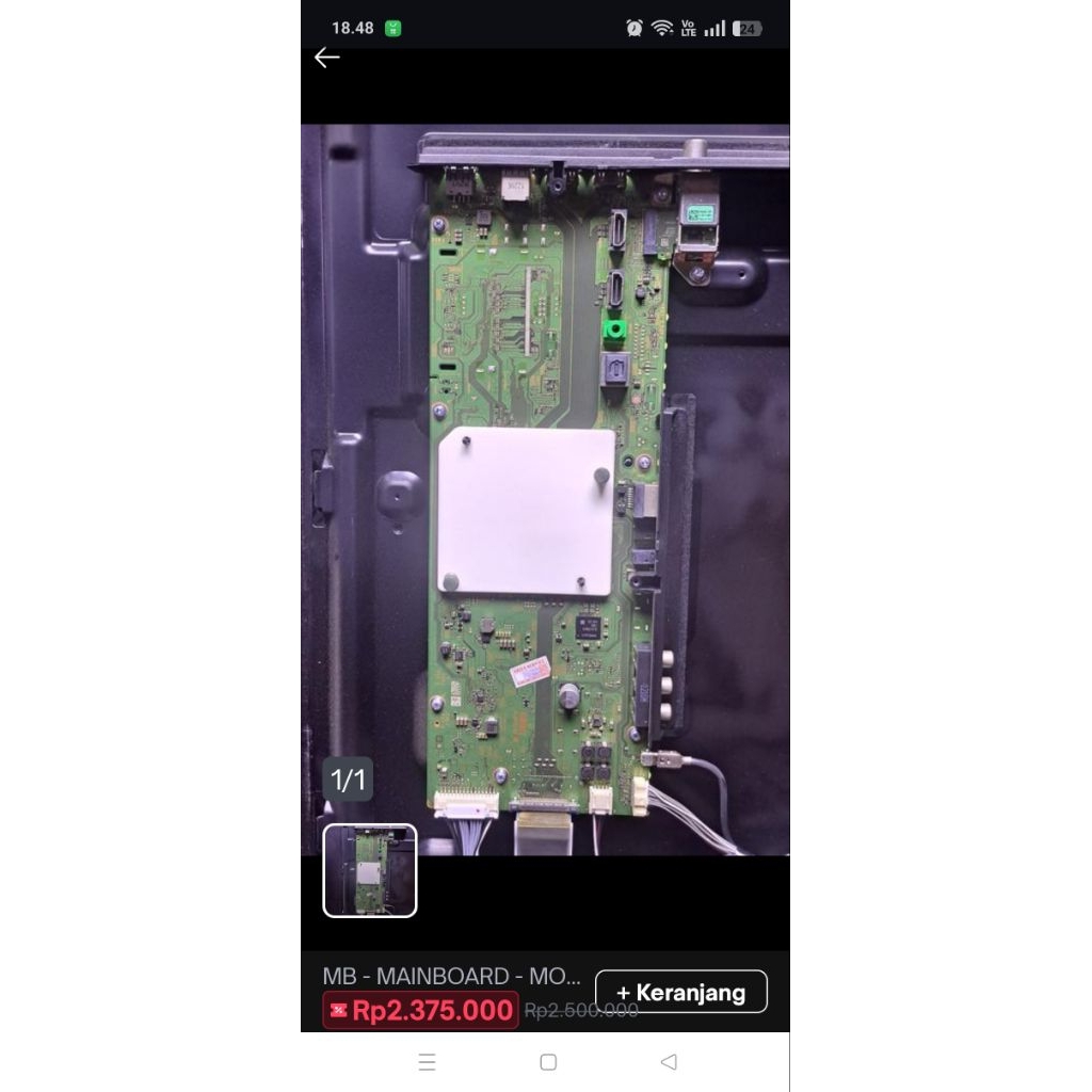 MOTHERBOARD - MESIN TV SONY 65X7500F 65X7500