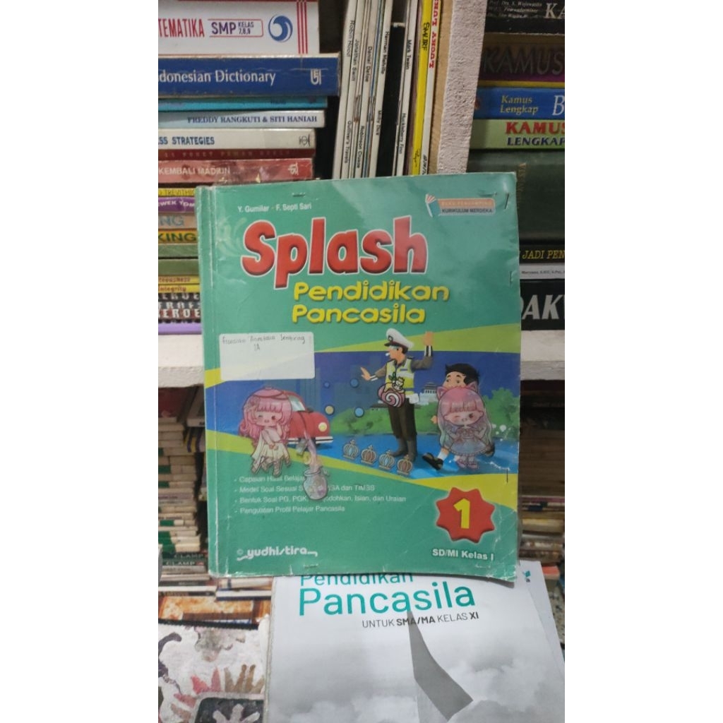 SPLASH PPKN SD KELAS 1 ORI BEKAS