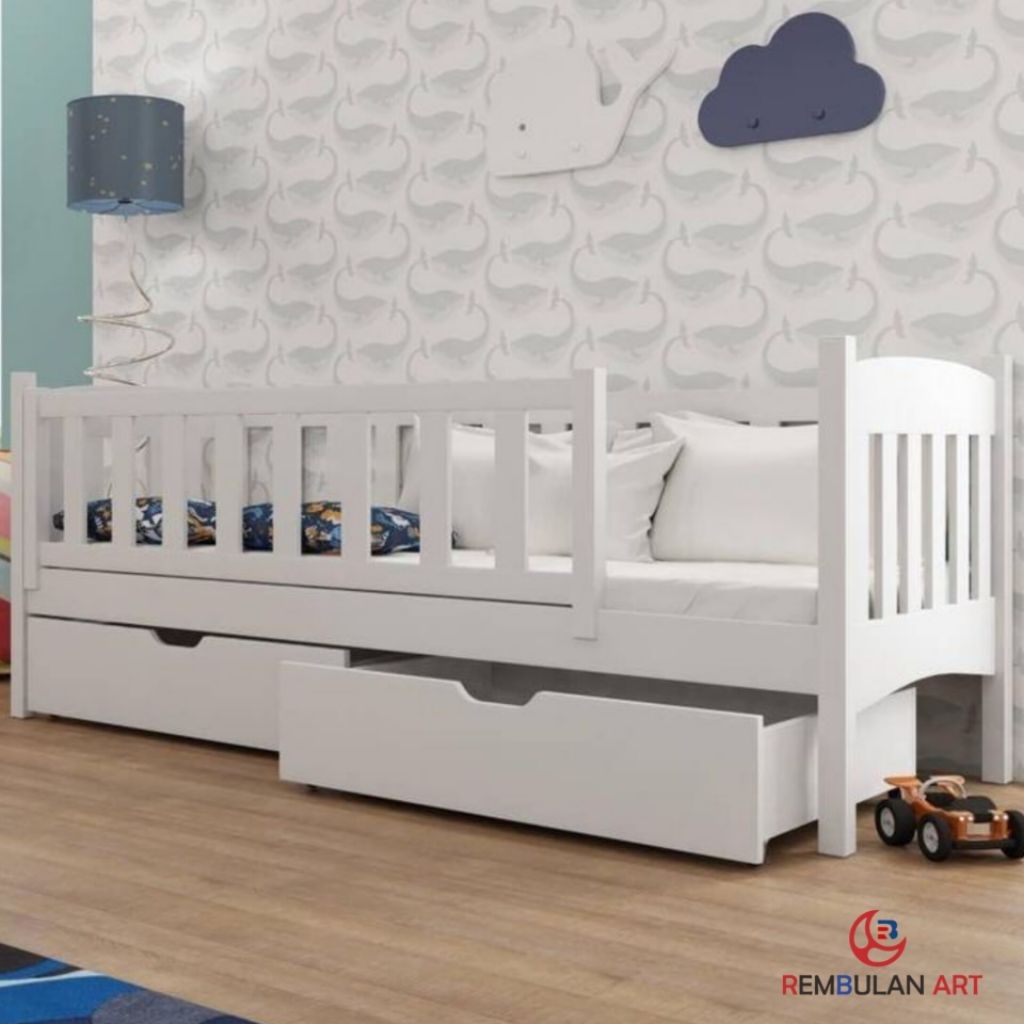 DIPAN ANAK DIPAN LACI SETENGAH MODERN MINIMALIS