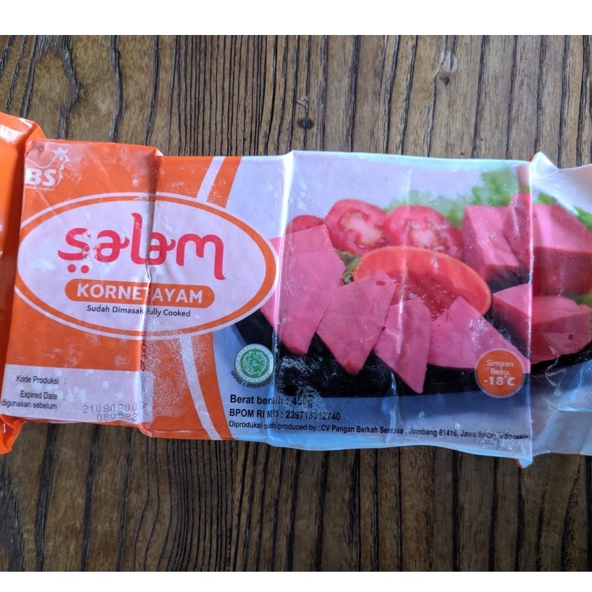 

Kornet Ayam Salam 450gr