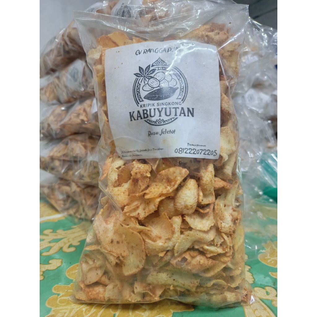 

Kripik Singkong Pedas 500 gram