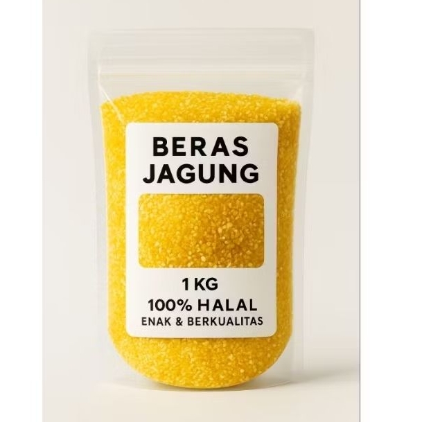

BERAS JAGUNG 1KG 100% HALAL DAN BERKUALITAS