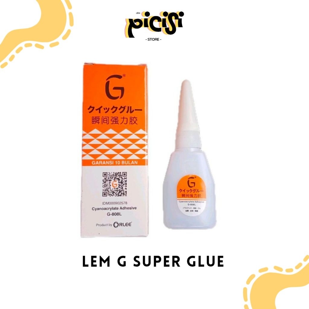 

Lem G Super Instant Glue 100% Asli By Orlee Lem Korea Lem Serbaguna