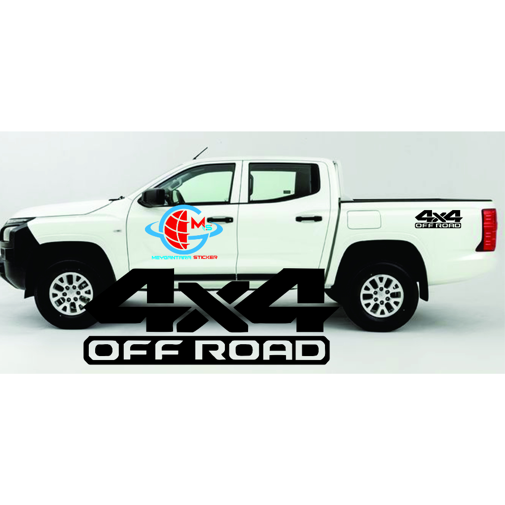 STIKER MOBIL 4X4 OFFROAD STICKER 4X4 OFFROAD STIKER 4X4