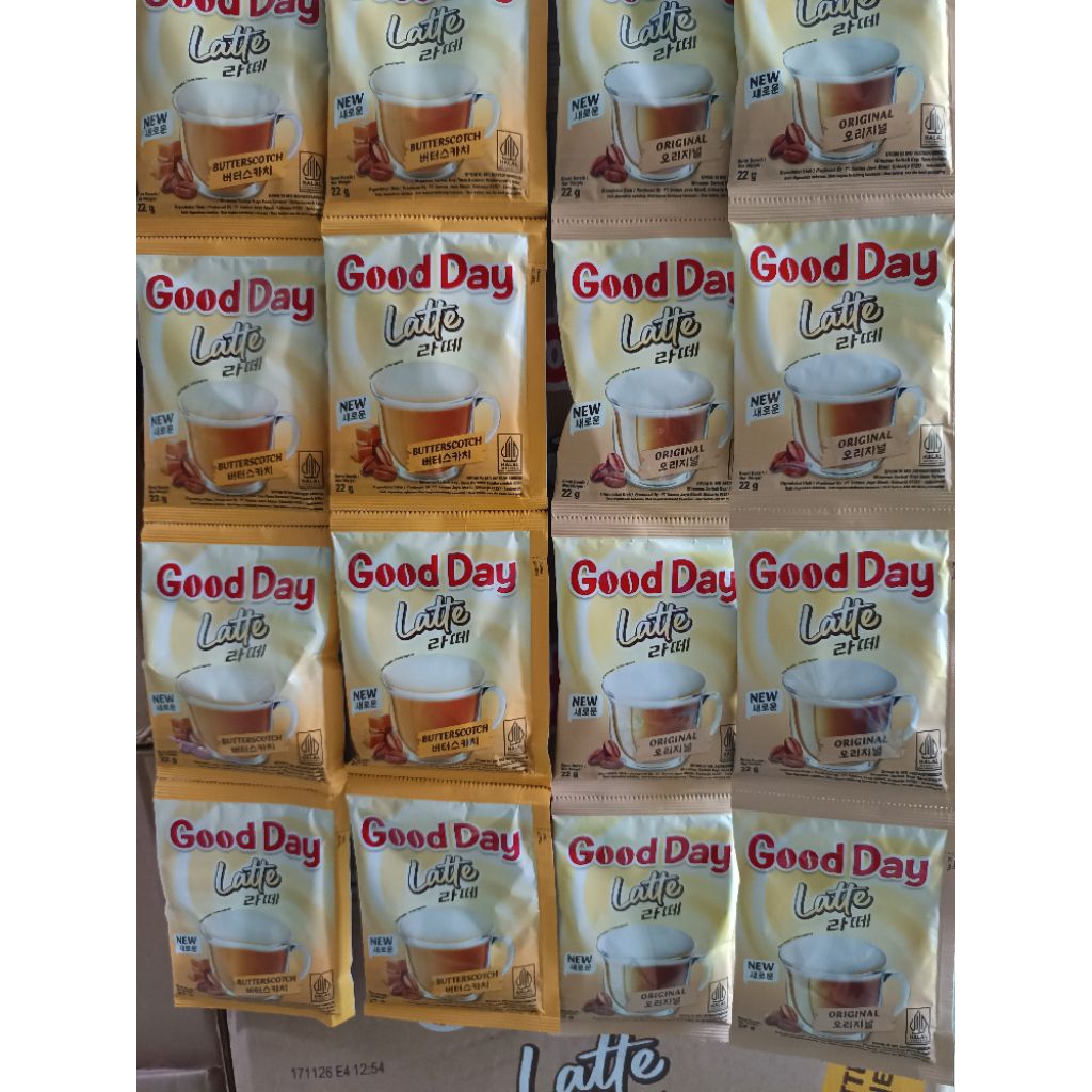 

Good Day Latte 10 x 22gr (Free Biskuit)